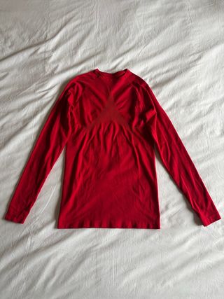 Camiseta térmica manga larga roja