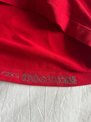 Camiseta térmica manga larga roja