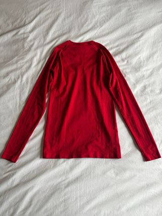 Camiseta térmica manga larga roja