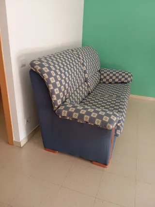 Sofá con funda de tela Flores Verdes y Rosas