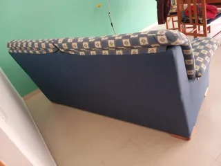 Sofá con funda de tela Flores Verdes y Rosas