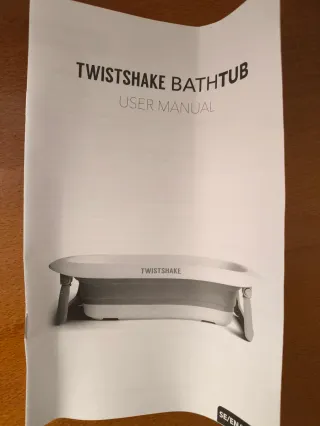 Bañera Twistshake plegable