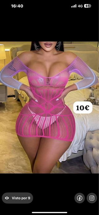 Lencería sexy con pedrería