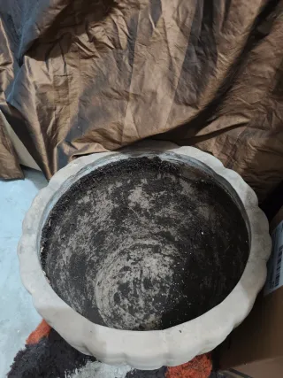 2 Maceteros Grandes Piedra Terracota