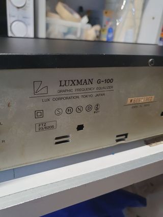 Ecualizador LUXMAN G-100 - Vintage