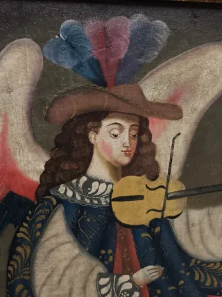 Cuadros Arcángeles Escuela Cuzqueña