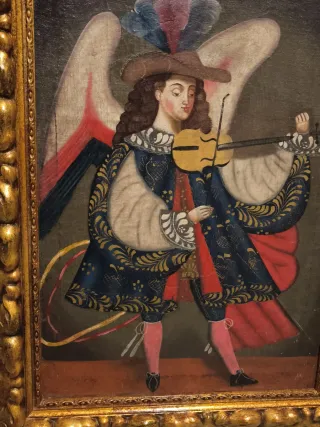 Cuadros Arcángeles Escuela Cuzqueña