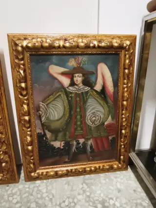 Cuadros Arcángeles Escuela Cuzqueña