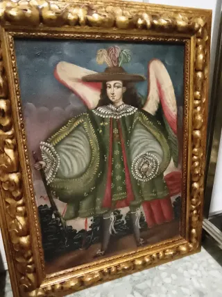 Cuadros Arcángeles Escuela Cuzqueña