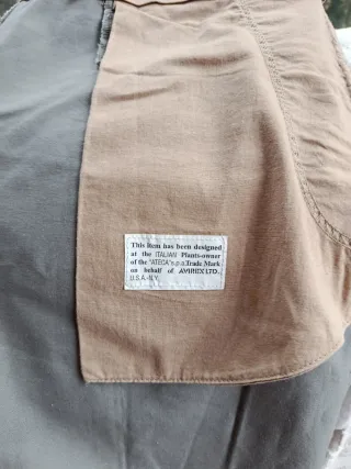 Pantalón Avirex Gris Hombre