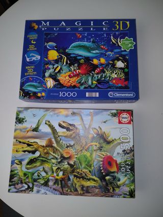 Pack 2 Puzzles Clementoni y Educa