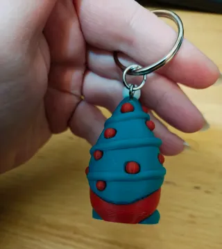 Portachiavi Gnomo Albero di Natale