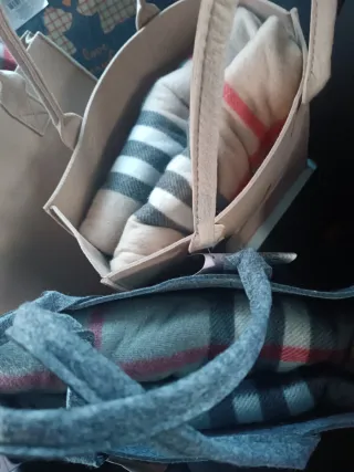 Coperta plaid natalizia beige e rossa