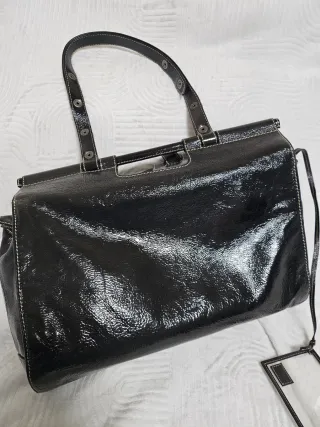 Bolso Loewe Negro Charol