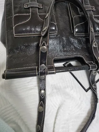 Bolso Loewe Negro Charol