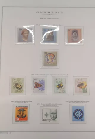 Raccoglitore francobolli 22 anelli marini