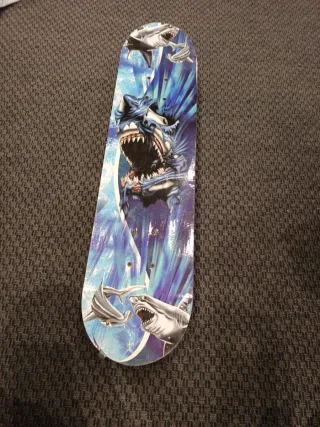 Patines con ruedas azules