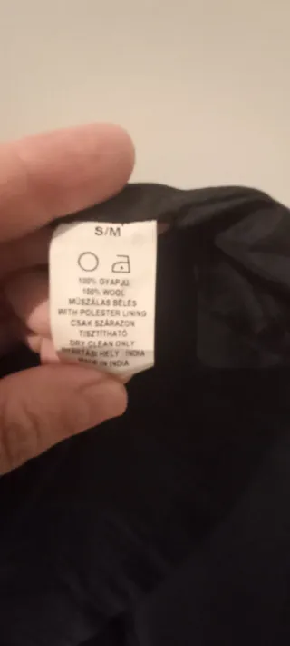 Abrigo de paño patchwork lana