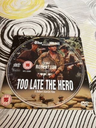 DVD Too Late the Hero (Guerra)