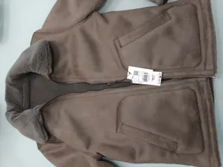 Chaqueta doble faz borreguito Mango