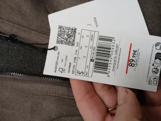 Chaqueta doble faz borreguito Mango