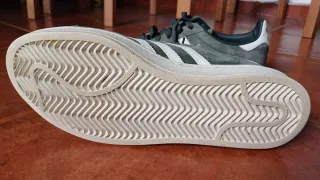 2 pares Zapatillas Adidas Gris y Verde Talla 38