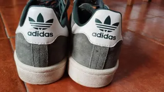 2 pares Zapatillas Adidas Gris y Verde Talla 38