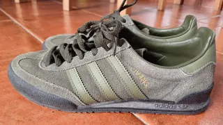 2 pares Zapatillas Adidas Gris y Verde Talla 38