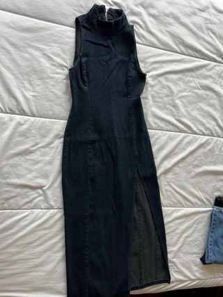 Vestido largo vaquero Zara talla S