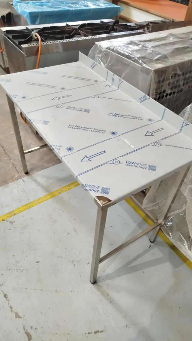 Mesa de acero inoxidable hostelería