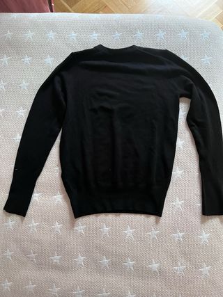 Jersey negro Zara botones manga