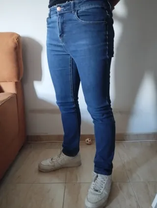 Pantalón vaquero mujer azul