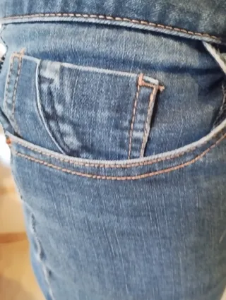 Pantalón vaquero mujer azul