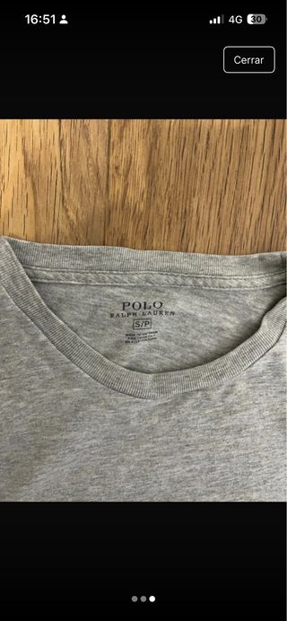 Camiseta Polo Ralph Lauren Gris