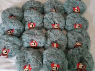 15 verde/20 azul y blanco/9 azul multicolor