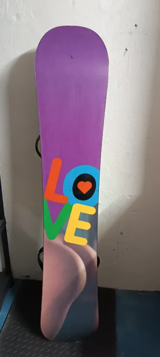 Tabla Snowboard Burton LOVE 55 + Fijaciones Burton