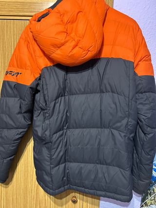 Chaqueta Dynafit Pluma Naranja/Gris talla M chico