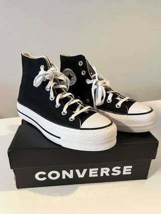 Converse Chuck Taylor All Star Lift Hi Negras