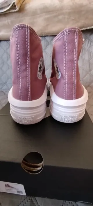 Converse All Star Plataforma Rosa Talla 36