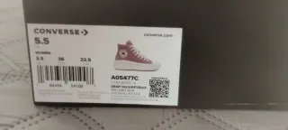 Converse All Star Plataforma Rosa Talla 36