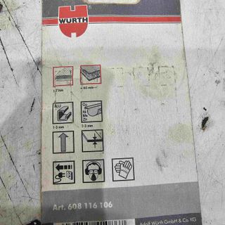 WURTH Sierras de calar Art. 608 116 106 (5 uds)