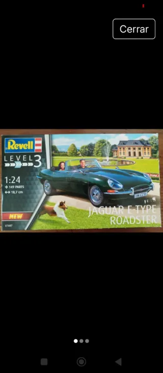 Maqueta Revell Jaguar E-Type Roadster 1:24