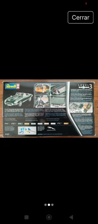 Maqueta Revell Jaguar E-Type Roadster 1:24