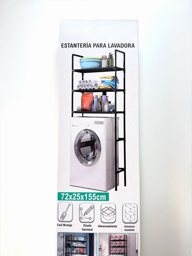 Estantería 3 Niveles para Lavadora