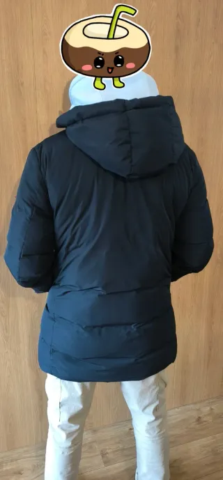 Abrigo El Ganso Negro/Azul