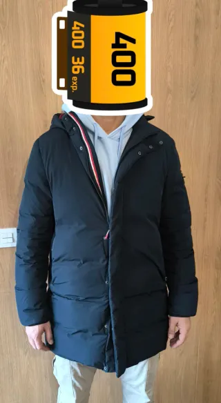 Abrigo El Ganso Negro/Azul