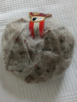 14 ovillos de lana Torredemer Austria gris claro