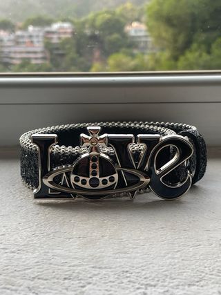 cinturón Vivienne Westwood negro unisex