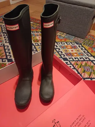 Botas Hunter Originales Altas Verdes