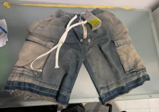 Shorts vaqueros desgastados